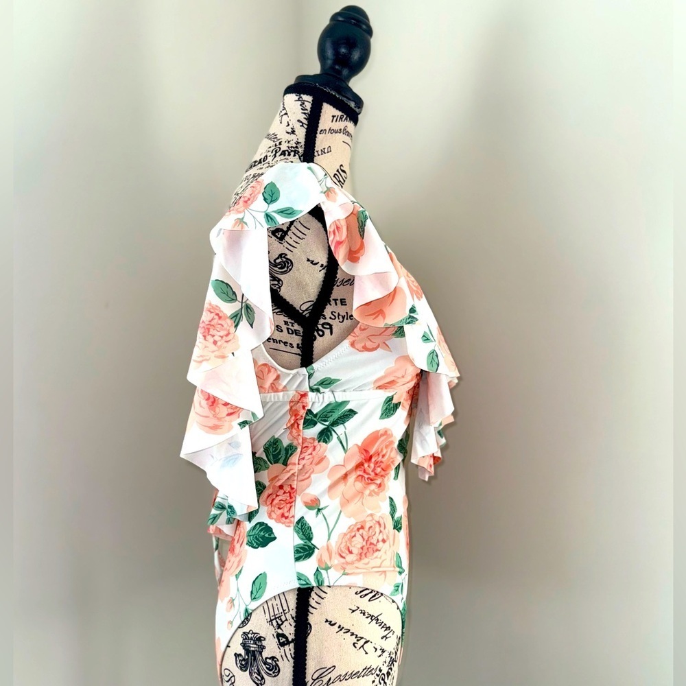 Show Me Your Mumu Mermaid One Piece Floral Swimsuit, Small - Picture 2 of 4